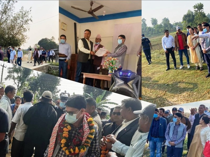 मुख्यमन्त्री भट्टद्वारा बाढी तथा डुबानबाट बढी प्रभावित बस्तीहरूको स्थलगत निरीक्षण